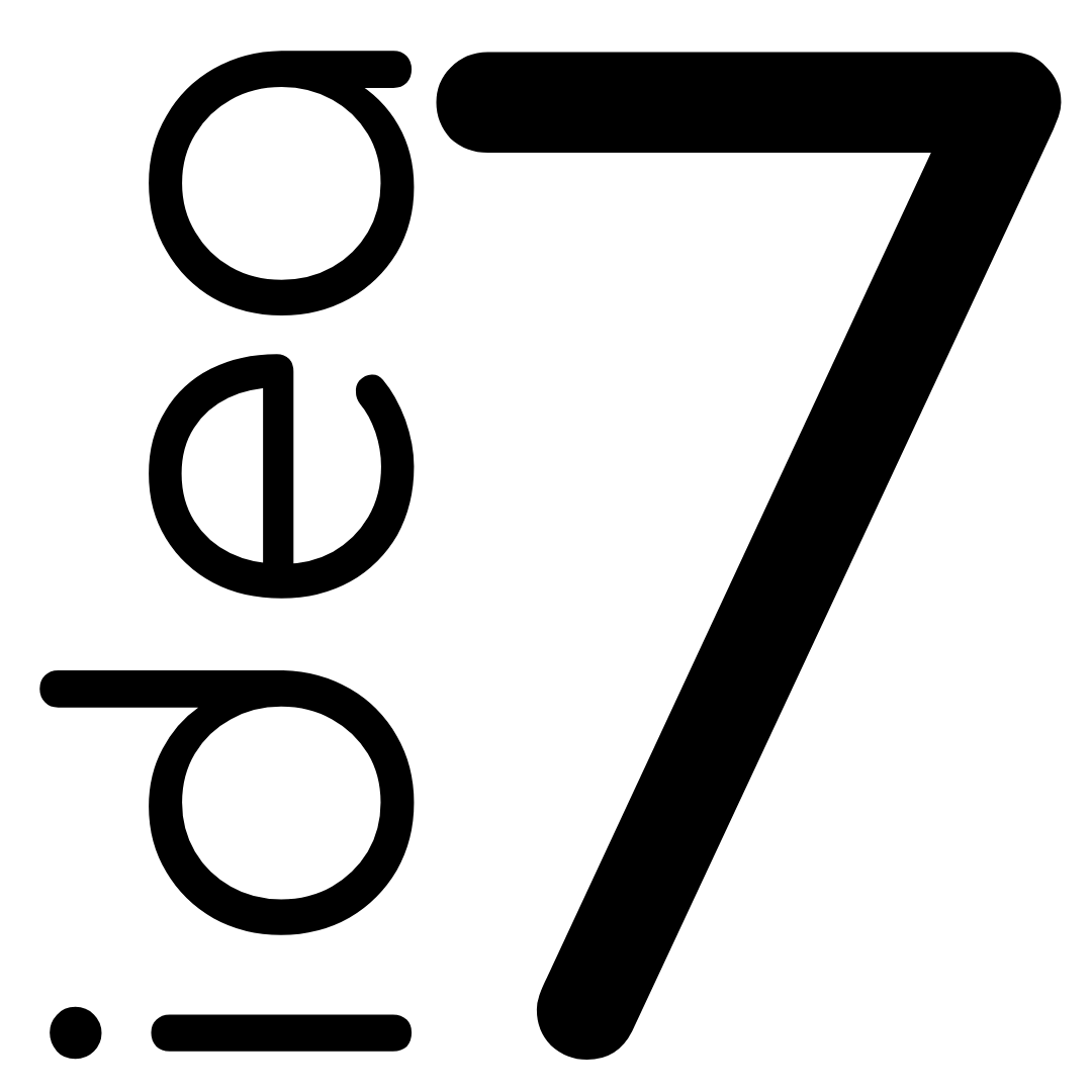 Idea 7 Logo Black